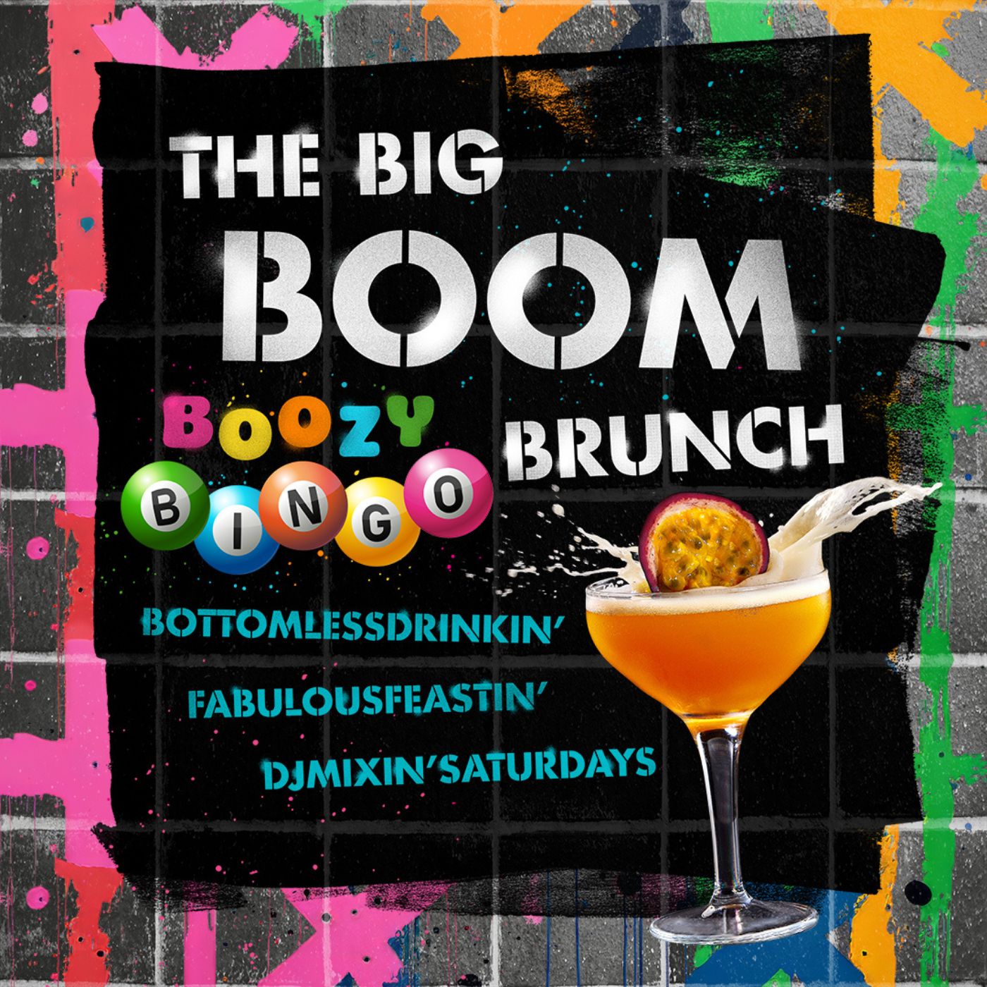 THE BIG BOOM BOOZY BINGO BRUNCH