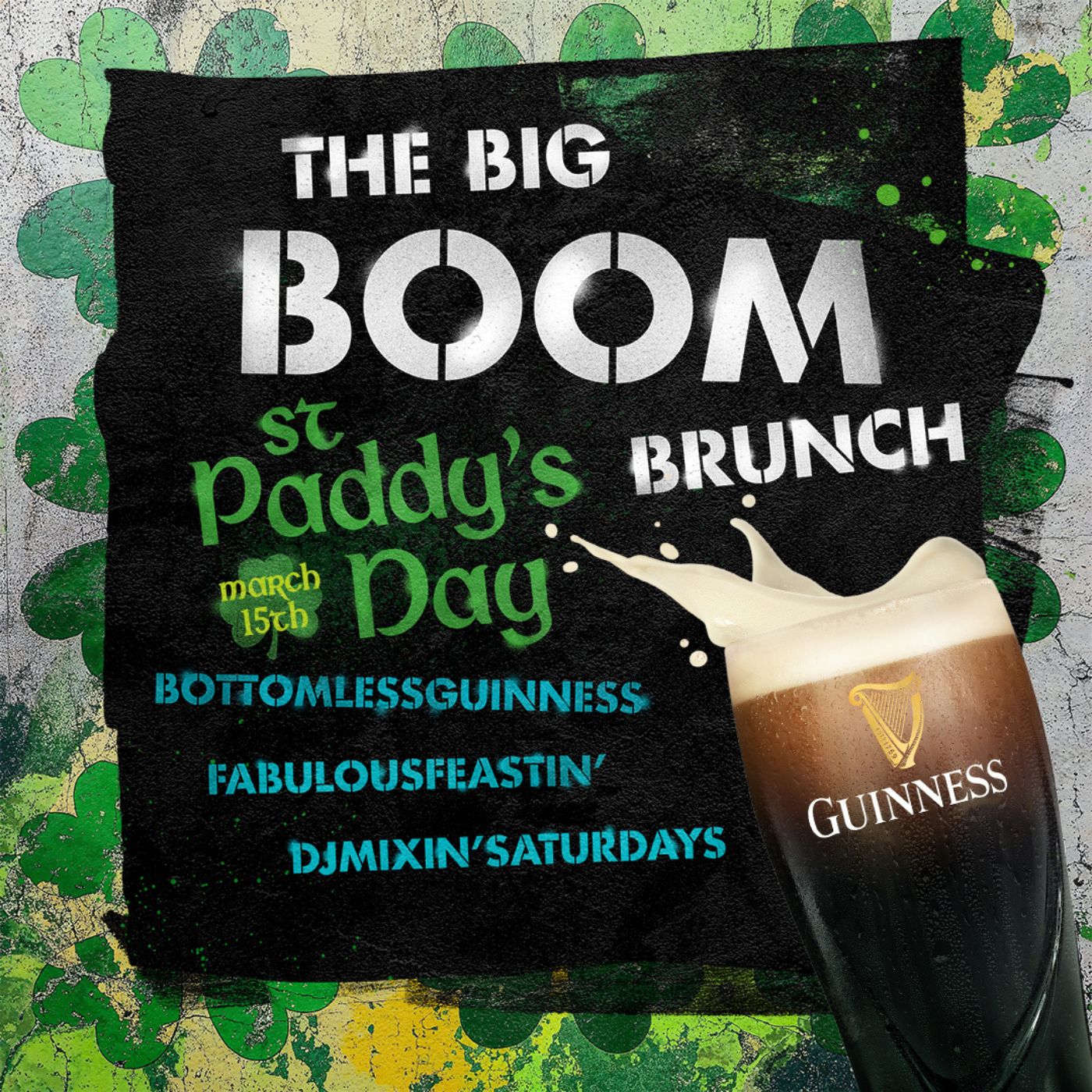 THE BIG BOOM PADDY’S DAY BRUNCH