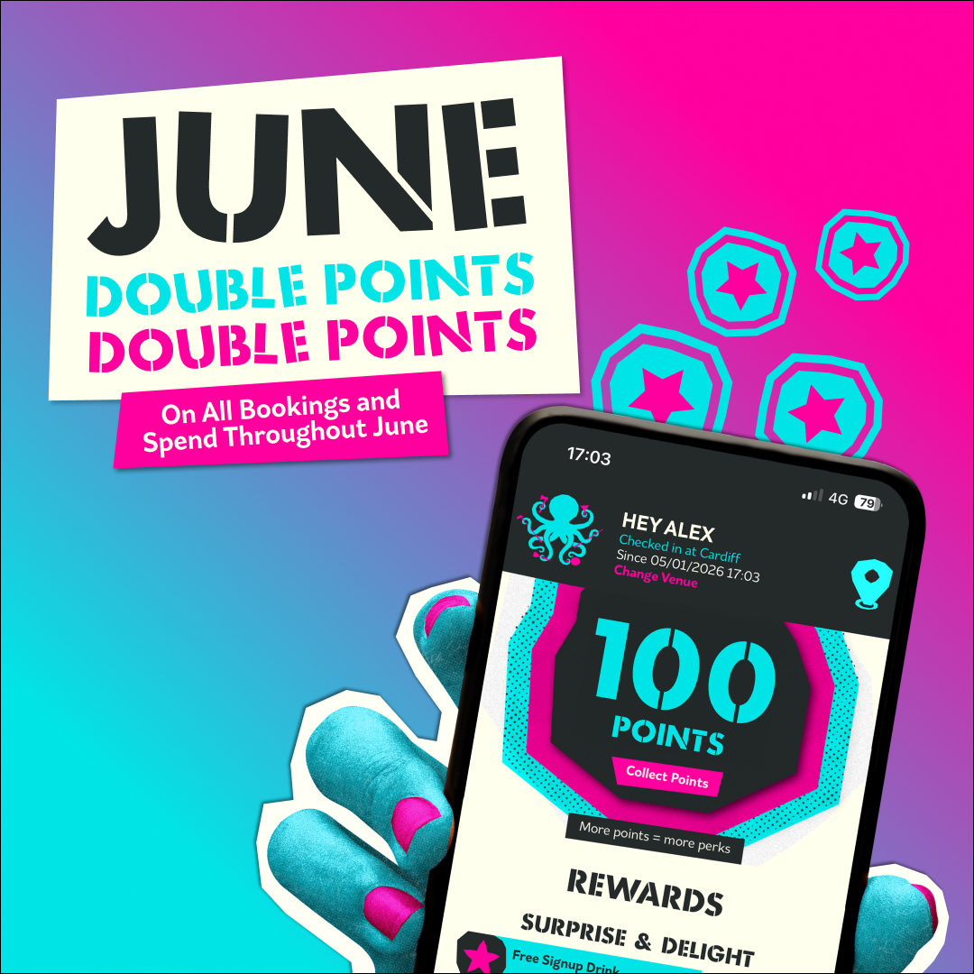 DOUBLE POINTS IN JUNE