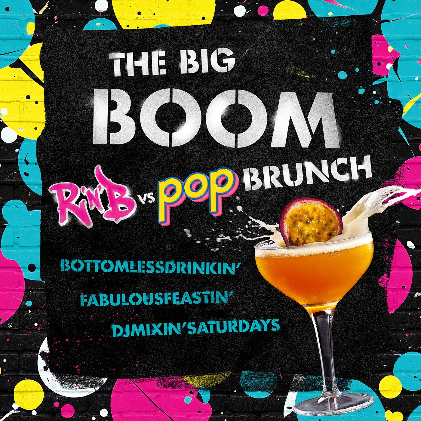 The Big BOOM Brunch - 22 Feb - 29 March