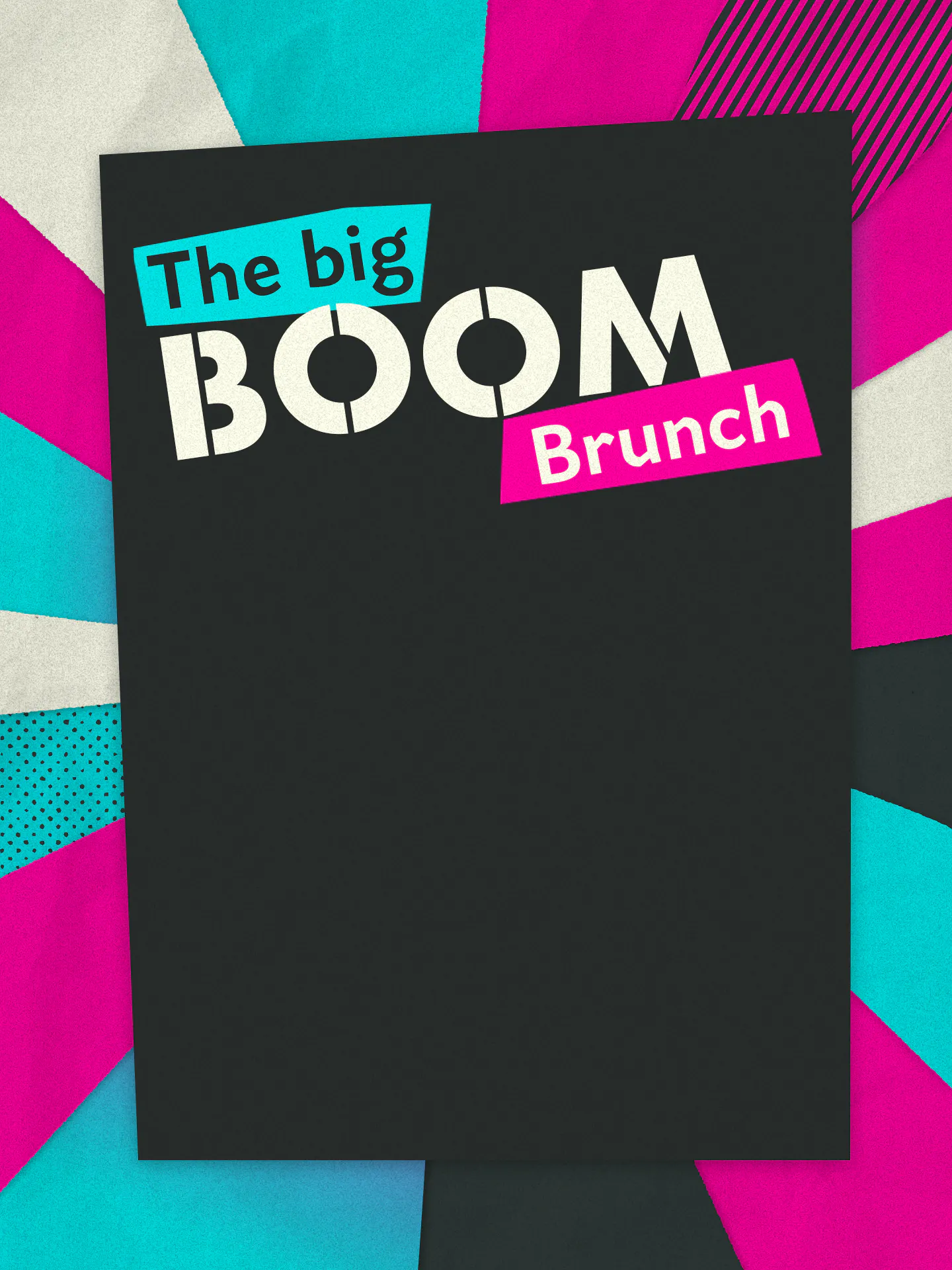 The Big BOOM Brunch Background